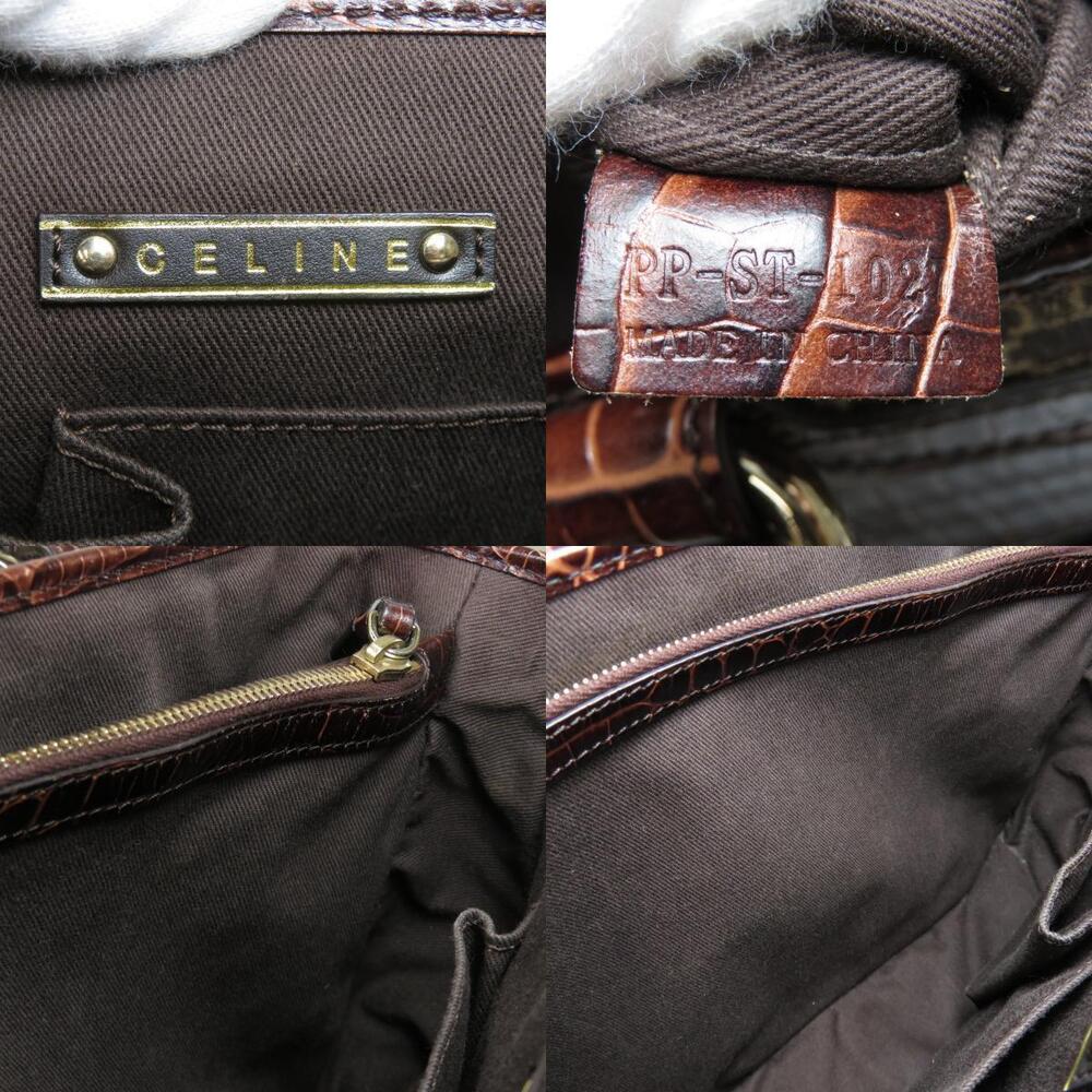 Celine Boogie Bag Handbag Canvas - Picture 7 of 11